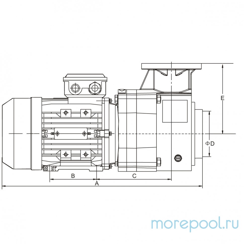 Насос BQP-4.0 трехфазный