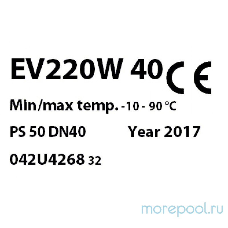 Соленоидный клапан норм. закр 1 ½" 220V, DANFOS