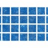 Пленка ПВХ 1,65х25,00м "Haogenplast Matrix", Blue-3D, синяя мозайка-3D