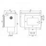 Скиммер нерж. ст. AISI-316 с системой электронного контроля уровня воды 2"ВР (пленка)
