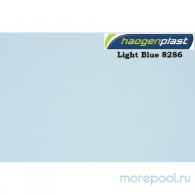 Пленка ПВХ 1,65х25,00м &quot;Haogenplast&quot;, Light Blue, голубой