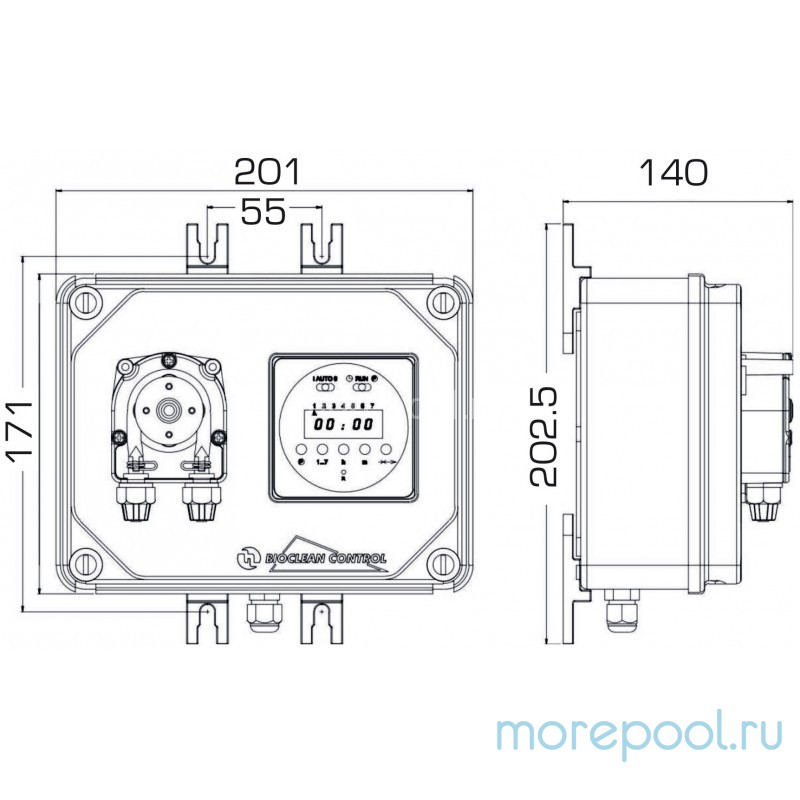 Авт.станция дозир. BIOCLEAN CONTROL PER 2.2-1 230V SANT