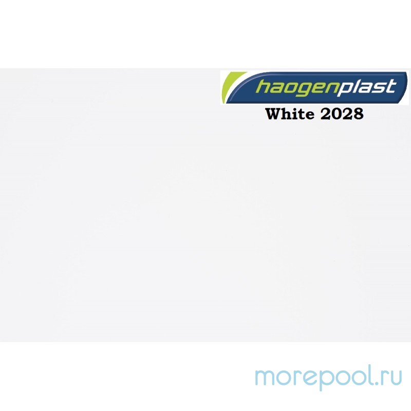 Пленка ПВХ 1,65х25,00м "Haogenplast", White, белый