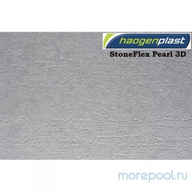 Пленка ПВХ 1,65х25,00м &quot;Haogenplast StoneFlex&quot;, Pear-3D, перламутровый-3D