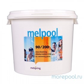 Дезинфекция бассейна на основе хлора Melpool 90/200 (5 кг)