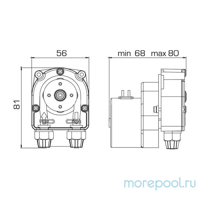 Насос дозир. перистальтический F PER 0.5-1 230V SANT