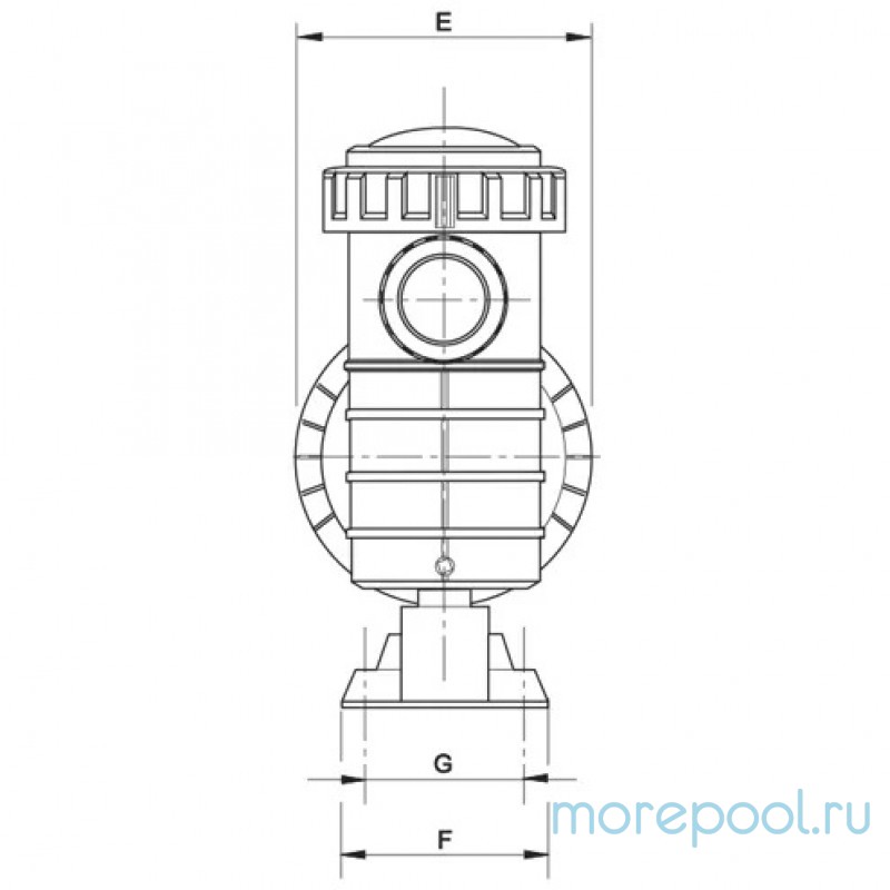 Насос "Maxim" 3.5HP с префильтром, 50 м3/ч, H=10 м, 380В, 2.5 кВт