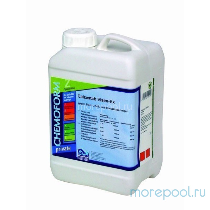 Кальцестаб Айзенекс жидкое средство от известковых и металл.образований 10л. Chemoform