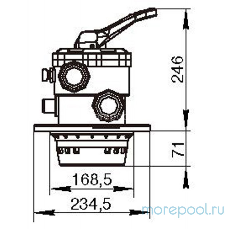 Верхний вентиль 1,5"
