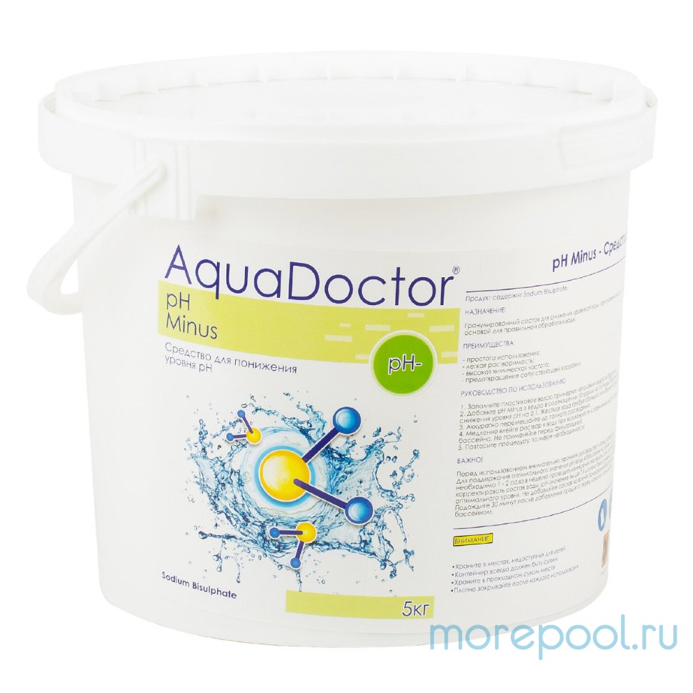 Средство для снижения уровня pH AquaDoctor pH Minus 5кг