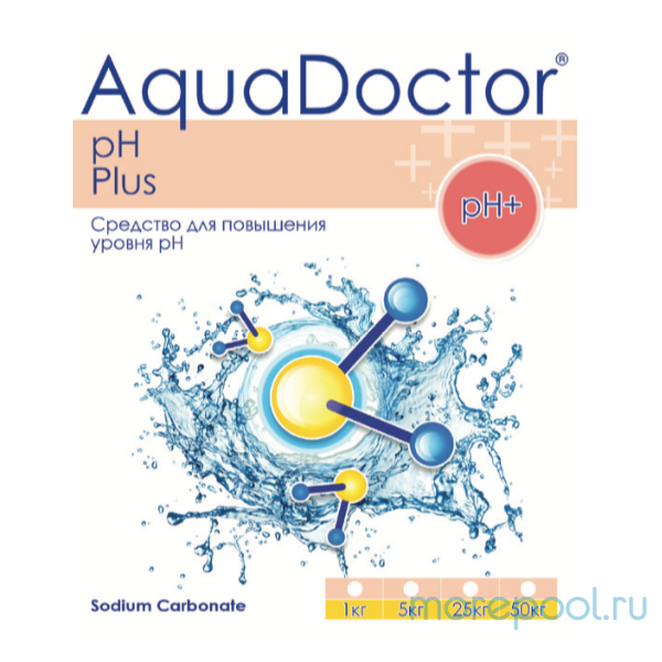 Средство для повышения уровня pH AquaDoctor pH Plus 1 кг