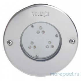 Светильник светод.Vitalight Power-LED,белый,9x3Вт,24В, накл.AISI-316L, корп.RG-бронза,бетон, каб. 5м