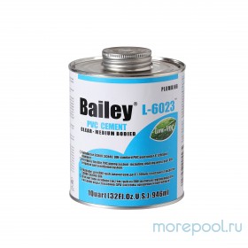 Клей для труб ПВХ Bailey L-6023 (946 мл)