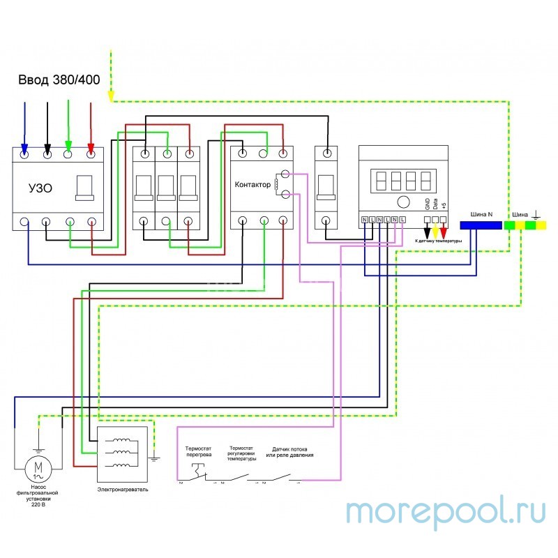 Блок управления фильтрацией и нагревом БАРРАКУДА-1