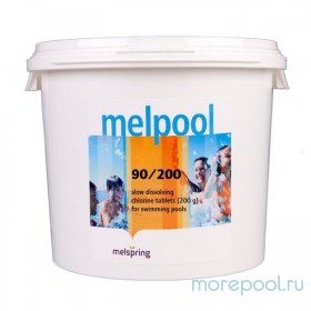 Дезинфекция бассейна на основе хлора Melpool 90/200 (50 кг)