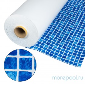 Пленка ПВХ Cefil мозаика синяя Mediterraneo 1.65x25.2 м (41.58 м.кв)