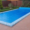 Покрывало плавающее Aquaviva Platinum Bubbles серебро/голубой (6x30 м, 500 мкм)