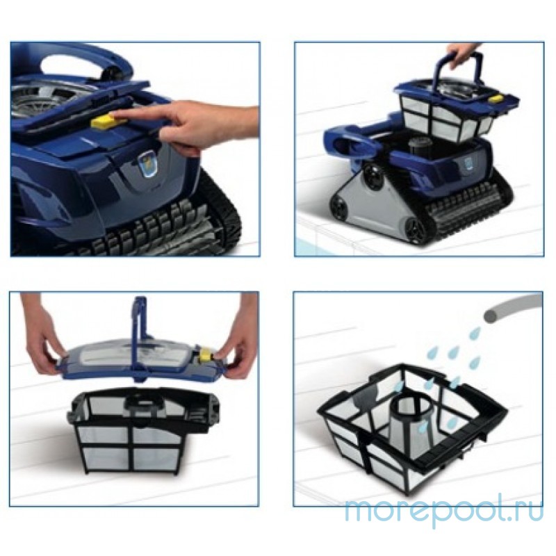 Донный очиститель автоматический CyclonX RC 4401, блок упр, тележка, кабель 18м, до 72м²