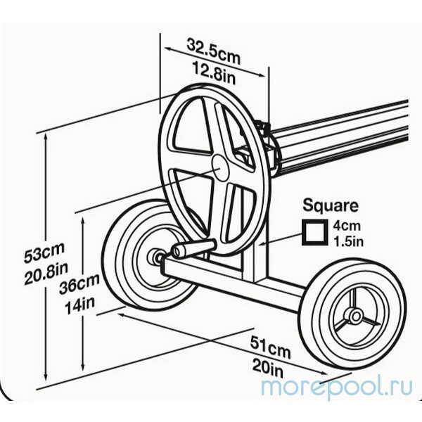 Сматывающее устройство Kokido K936WBX/150/GRVD